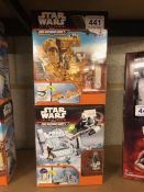 Star Wars The Force Awakens Micro Machines boxed, play sets (2)