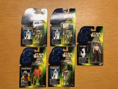 Star Wars figurines in original blister packs by Kenner (5)