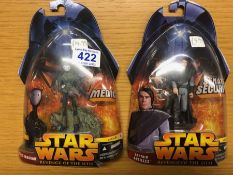 Star Wars Revenge of the Sith, two original blister packs