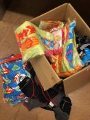 Large collection of children/s beach clothes, towels, etc