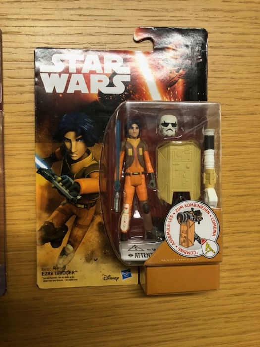 Star Wars figurines by Disney Hasbro in original blister packs (3) - Image 4 of 4