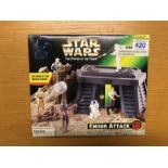 Star Wars The Power of the Force boxed movie scene, Endor Attack