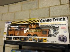 Large Hobby Engine Crane Truck, remote control, boxed, as new