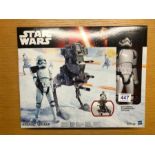 Star Wars boxed Assault Walker and Storm Trooper by Disney Hasbro