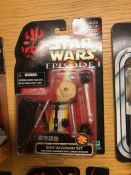 Star Wars, six various figurine blister packs