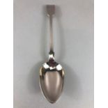 Large Victorian silver hallmarked serving spoon dated 1841 by maker Joseph & Albert Savory approx