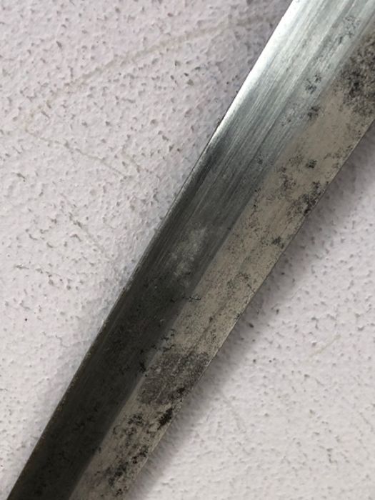 British Victorian 1827 Pattern Officers Sword blade etched DAWSON ROCHESTER etched with crowned VR - Image 14 of 49