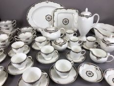 Collection of Wedgwood 'Osborne' (R4699) bone china dinner, tea and coffee ware to include: coffee