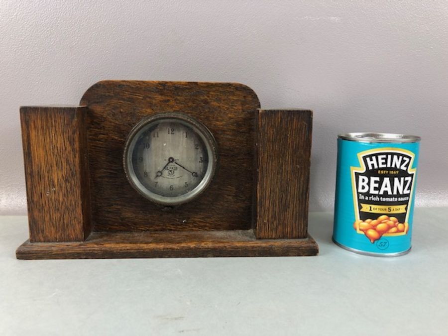 Art Deco mantle clock by Smiths, approx 27cm x 16cm - Image 8 of 8