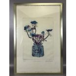 KAIA MAYER (1923-2005) Artist Proof entitled "Summer shadows" approx 24 x 40 titled and signed in