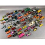 Collection of vintage diecast toy vehicles to include Corgi, Matchbox etc.