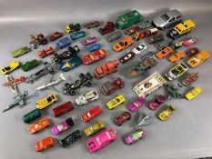 Collection of vintage diecast toy vehicles to include Corgi, Matchbox etc.