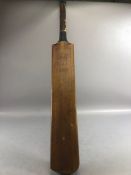 Cricket Sporting collectables interest: Summers Brown and Sons Ltd Force XXX cricket bat signed by