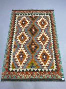 Chobi Kilim rug, approx 146cm x 98cm