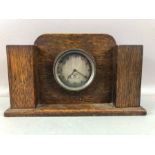 Art Deco mantle clock by Smiths, approx 27cm x 16cm