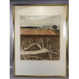 Limited edition 6/50 contemporary print entitled "Chiltern Hills" and signed in pencil by the artist