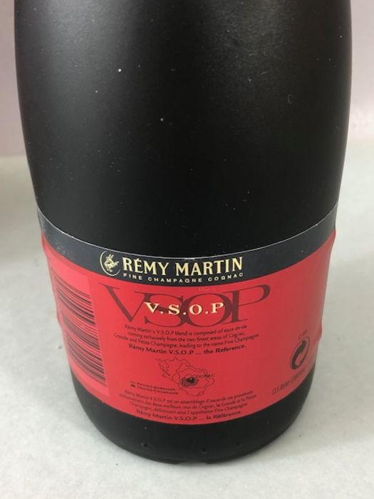 Two Bottles Cognac, one COURVOISIER the other REMY MARTIN VSOP - Image 9 of 12