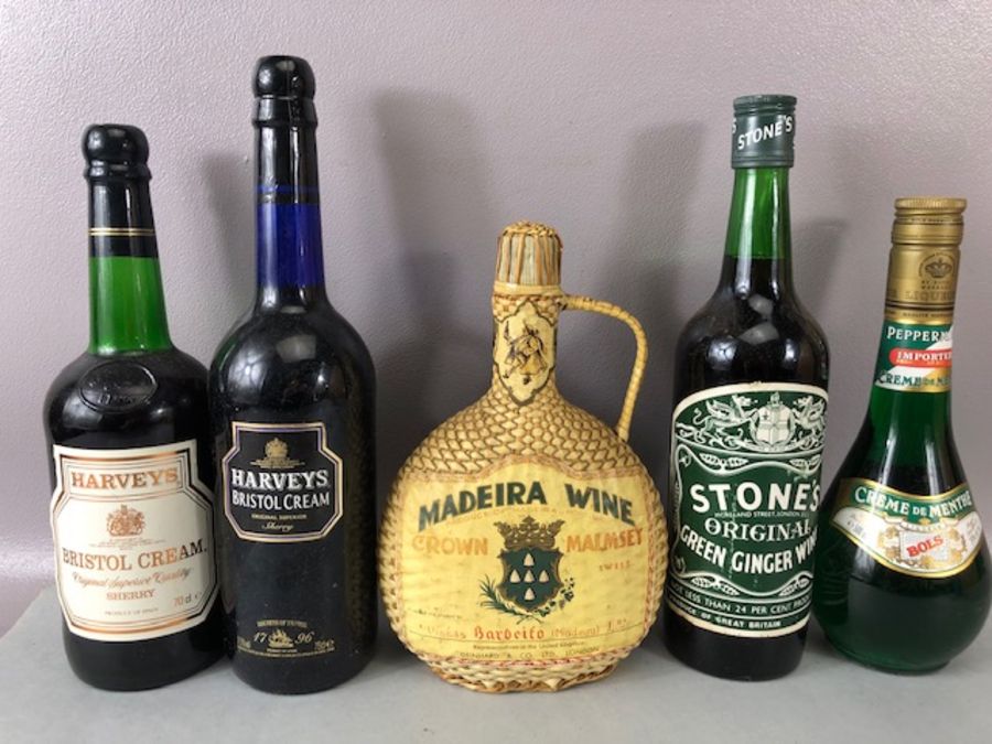 Various bottles of Liquor to include Madeira Wine (5)