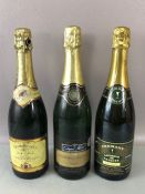 Three bottles sparkling wine (3)