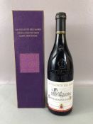 Chateauneuf-du-pape LA VOLONTE DES PAPES boxed 2001 French Wine
