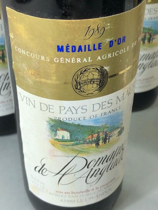 1989 six bottles VIN DE PAYS DES MAURES DE DOMIAINE DE ANGLADE by Robert Van Doren - Image 7 of 10
