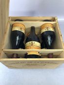 Cased box of six bottles of CHATEAU DE LA GARDINE Chateauneuf-du-Pape, France 1982