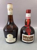 Liqueur two bottles one Benedictine and one Grand Marnier