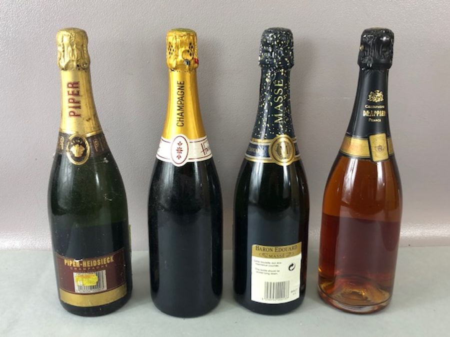 Champagne four bottles to include DRAPPIER ROSE, PIPER - HEIDSIECK, BARON EDOUARD & EUGENE - Image 11 of 17