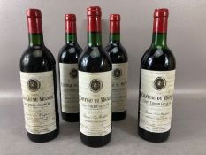 CHATEAU DU MIGNON 1985 SAINT-EMILION GRAND CRU FRANCE six bottles