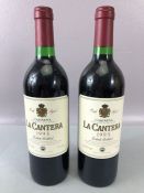 Two Bottles of Oak aged LA CANTERA 1993 Spanish Wine