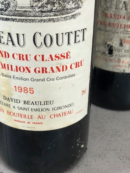 CHATEAU COUTET GRAND CRU CLASSE SAINT - EMILION GRAND CRU 1985 by David Beaulieu six bottles - Image 6 of 10