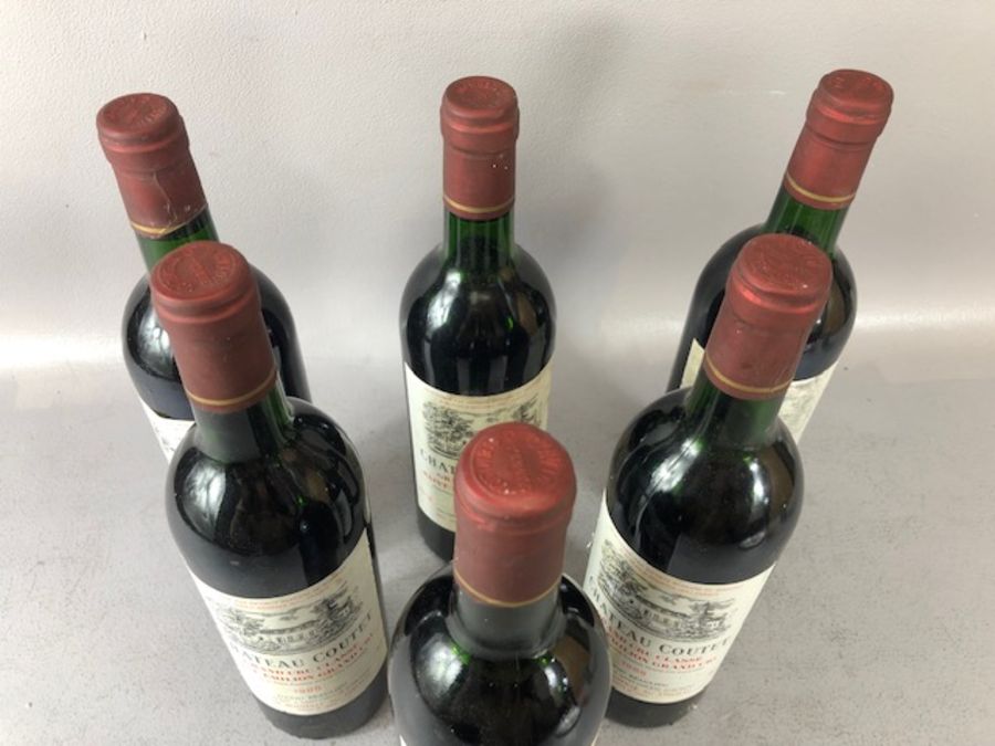 CHATEAU COUTET GRAND CRU CLASSE SAINT - EMILION GRAND CRU 1985 by David Beaulieu six bottles - Image 10 of 10