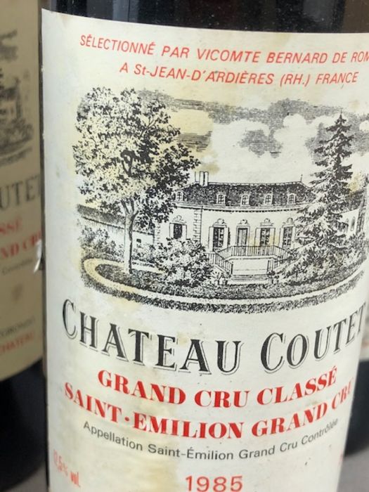 CHATEAU COUTET GRAND CRU CLASSE SAINT - EMILION GRAND CRU 1985 by David Beaulieu six bottles - Image 4 of 10