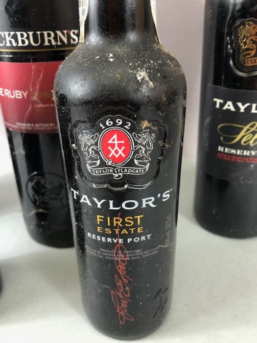 PORT: Five bottles of various Port to include Taylor's, Ramos Pinto Porto, LBV Porto etc - Image 3 of 12