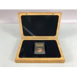 Gold Sovereign dated 2020 The Flames Edition in original box