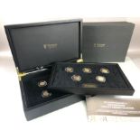 Gold Sovereign Collection: THE QUEEN ELIZABETH II GOLD SOVEREIGN COMPLETE DESIGNS COLLECTION set
