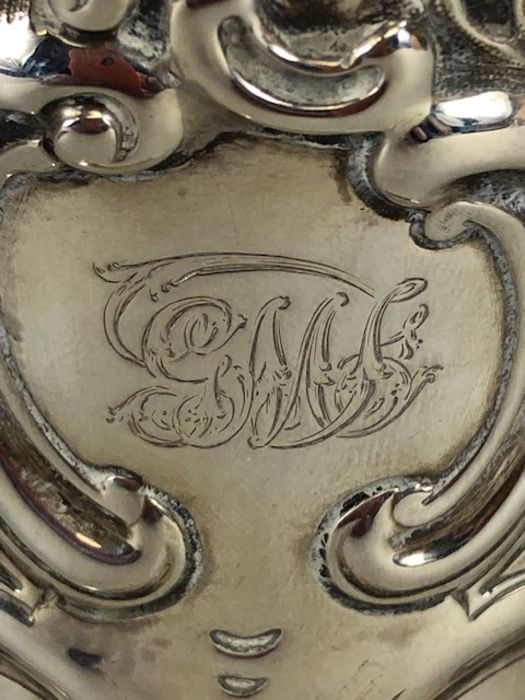 Silver George III Hallmarked Tankard or Beaker with repousse design of floral swags hallmarked for - Image 2 of 13