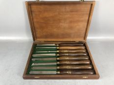 Crown Tools Boxed set of wood turning chisels (8)