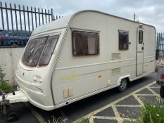 Caravan: Avondale MAYFAIR 510-5 with accessories and awning 6.32m in length cooker shower toilet