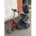 VELECO ZT16 pavement / mobility scooter in red