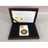 Gold Sovereign dated 2019 in original box with paperwork: England Cricket World Cup Winners