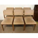 Set of six mid-century dining chairs (6)