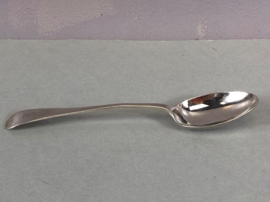Set of six silver hallmarked teaspoons for Sheffield by maker Robert Pringle & Sons total weight - Image 11 of 11