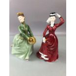 Two porcelain figurines Royal Doulton Grace & Lavinia (2)