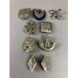 Collection of nine vintage Boys Brigade badges