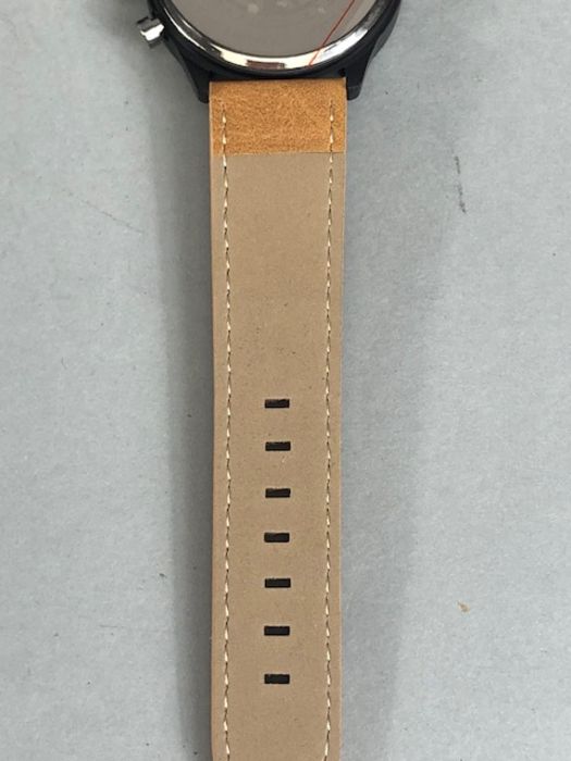 Two boxed INFANTRY fashion watches one with leather strap the other on steel bracelet (2) - Image 13 of 14