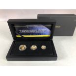 Gold Sovereign set: THE 2019 MOON LANDING 50TH ANNIVERSARY 11-SIDED GOLD PRESTIGE SOVEREIGN SET