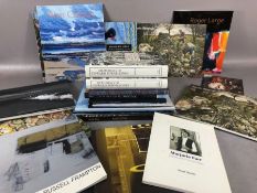 Collection of art books and catalogues