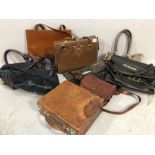 Collection of ladies handbags