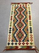 Chobi Kilim runner, approx 148cm x 66cm